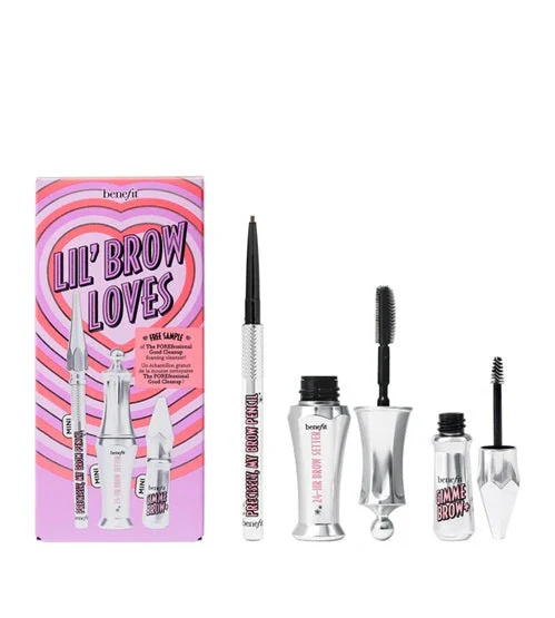 Benefit Cosmetics Lil Brow Loves Volumizing Gel & Brow Setting Gel 3 Light Brown