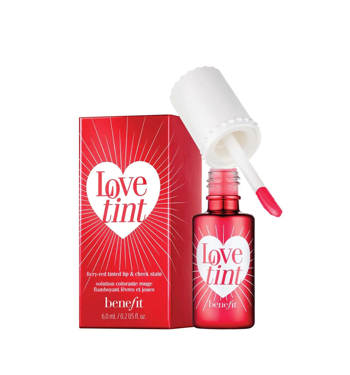 Benefit Cosmetics Love Tint Lip & Cheek Stain Mini Fiery Red 6ml