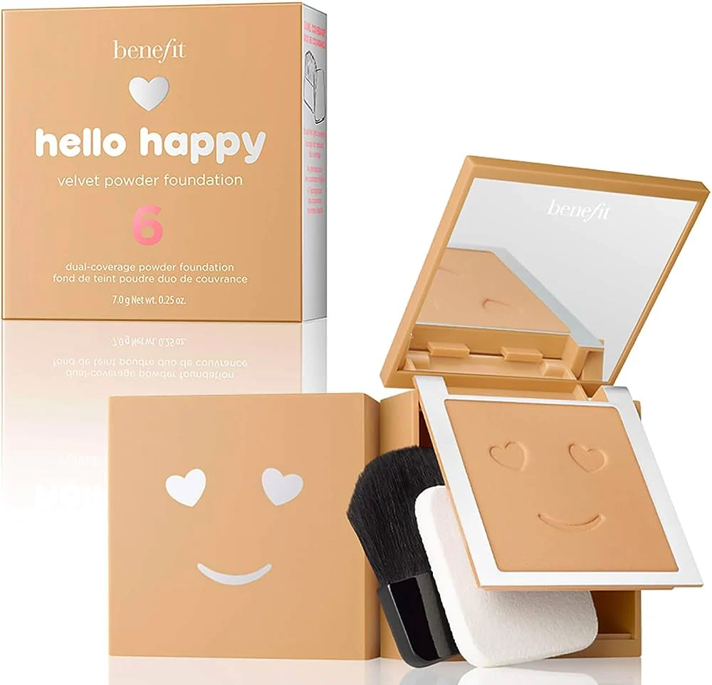 Benefit Hello Happy Velvet Powder Foundation 7g - Image 7