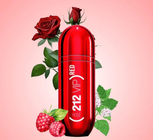 Carolina Herrera 212 Vip Rose Red Limited Edition EDP 80ML - Image 3