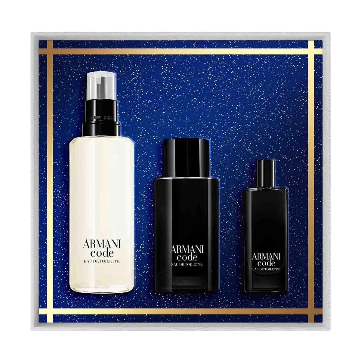 Giorgio Armani Armani Code Coffret EDT 75ml+15ml+ 150ml Refill - Image 2