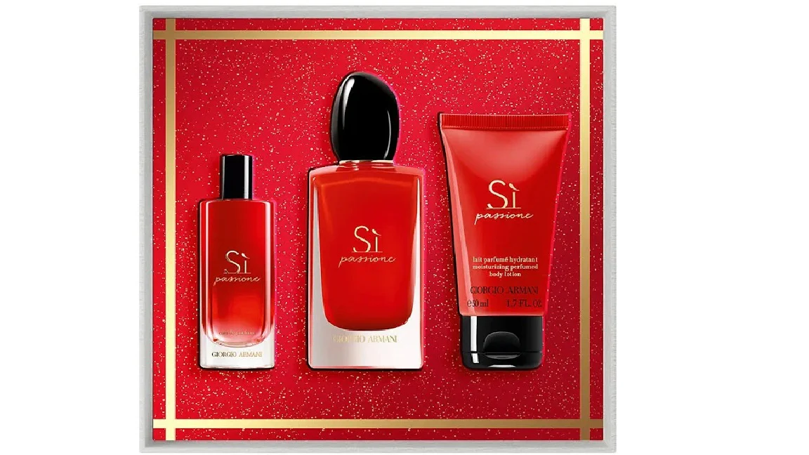 Giorgio Armani SI Passione EDP COFFRET 100ml+ 15ml+ Body Lotion50ml - Image 2
