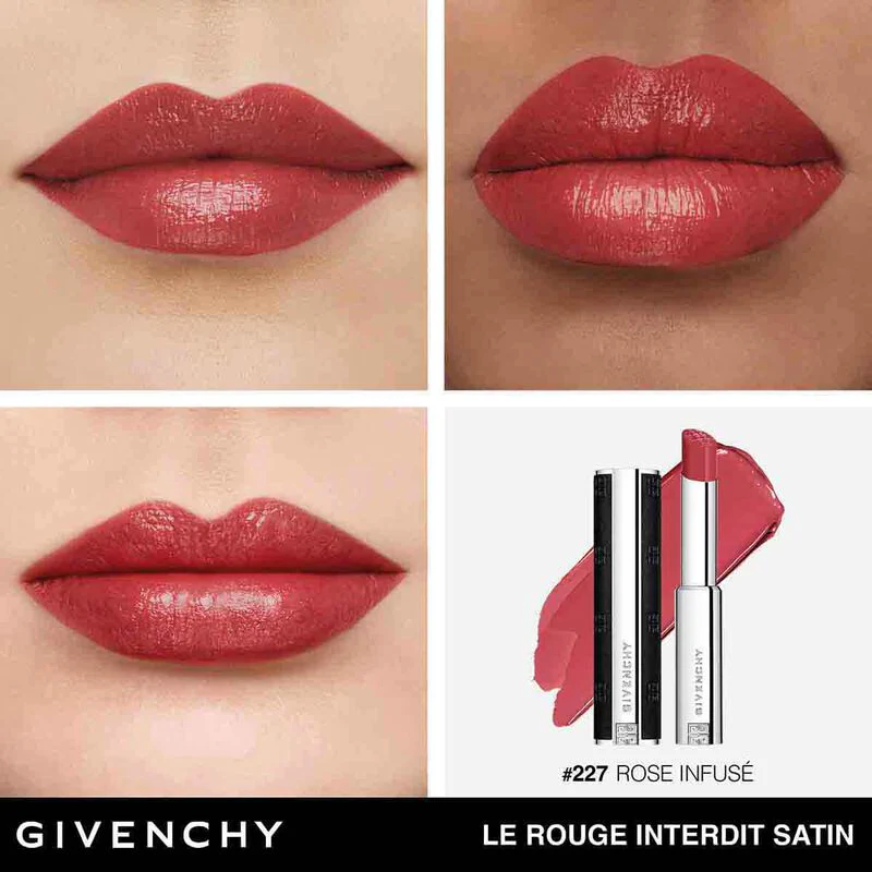 Givenchy Le Rouge Interdit Satin Lipstick 2.7g - Image 4