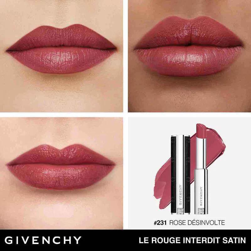 Givenchy Le Rouge Interdit Satin Lipstick 2.7g - Image 5