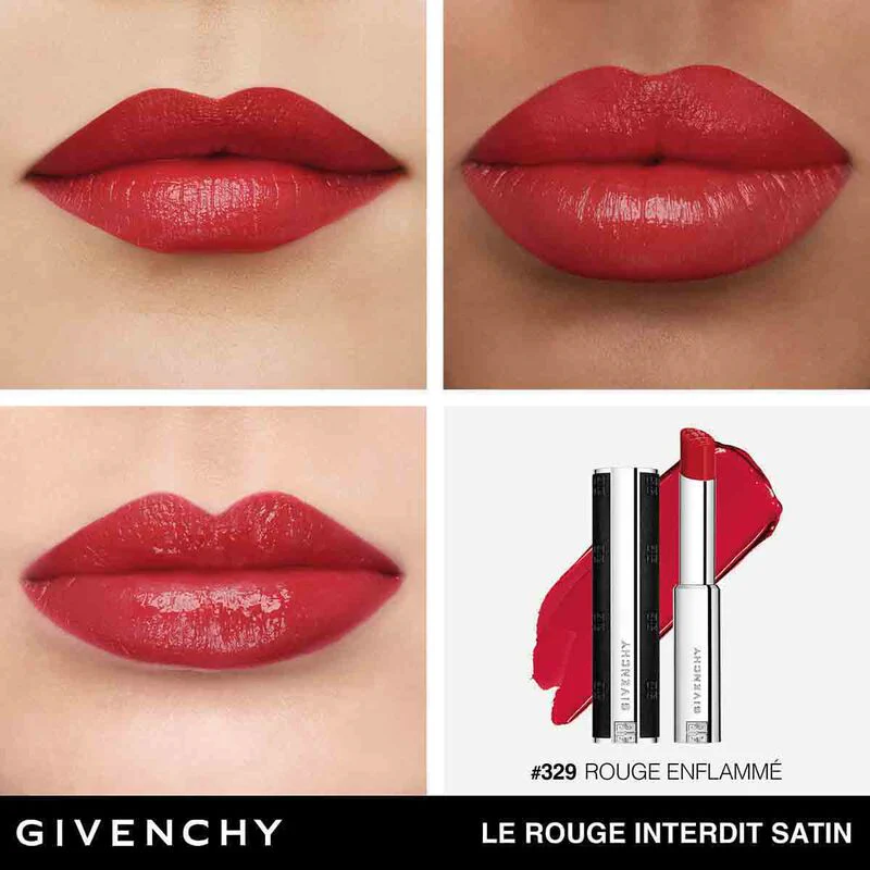 Givenchy Le Rouge Interdit Satin Lipstick 2.7g - Image 7