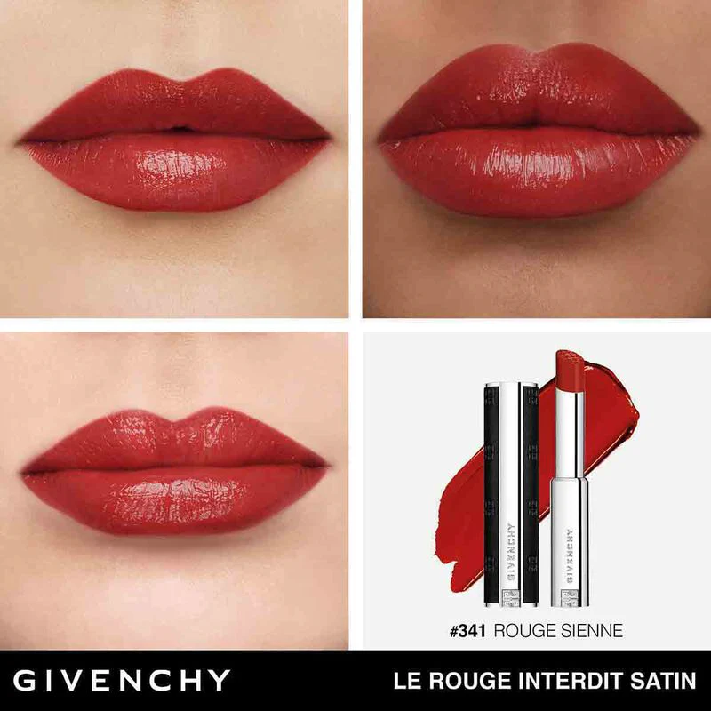 Givenchy Le Rouge Interdit Satin Lipstick 2.7g - Image 8