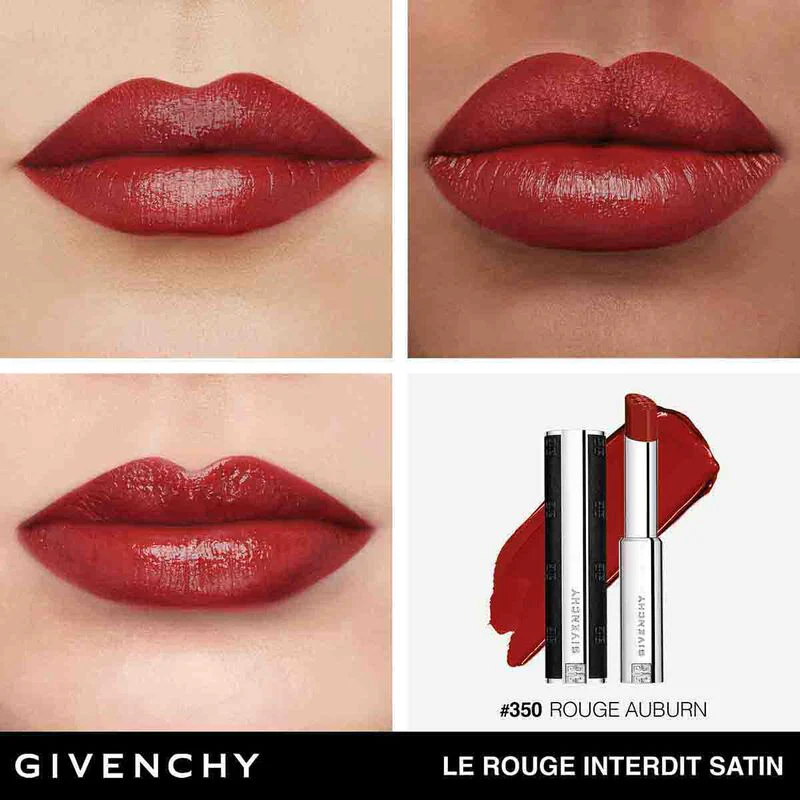 Givenchy Le Rouge Interdit Satin Lipstick 2.7g - Image 9