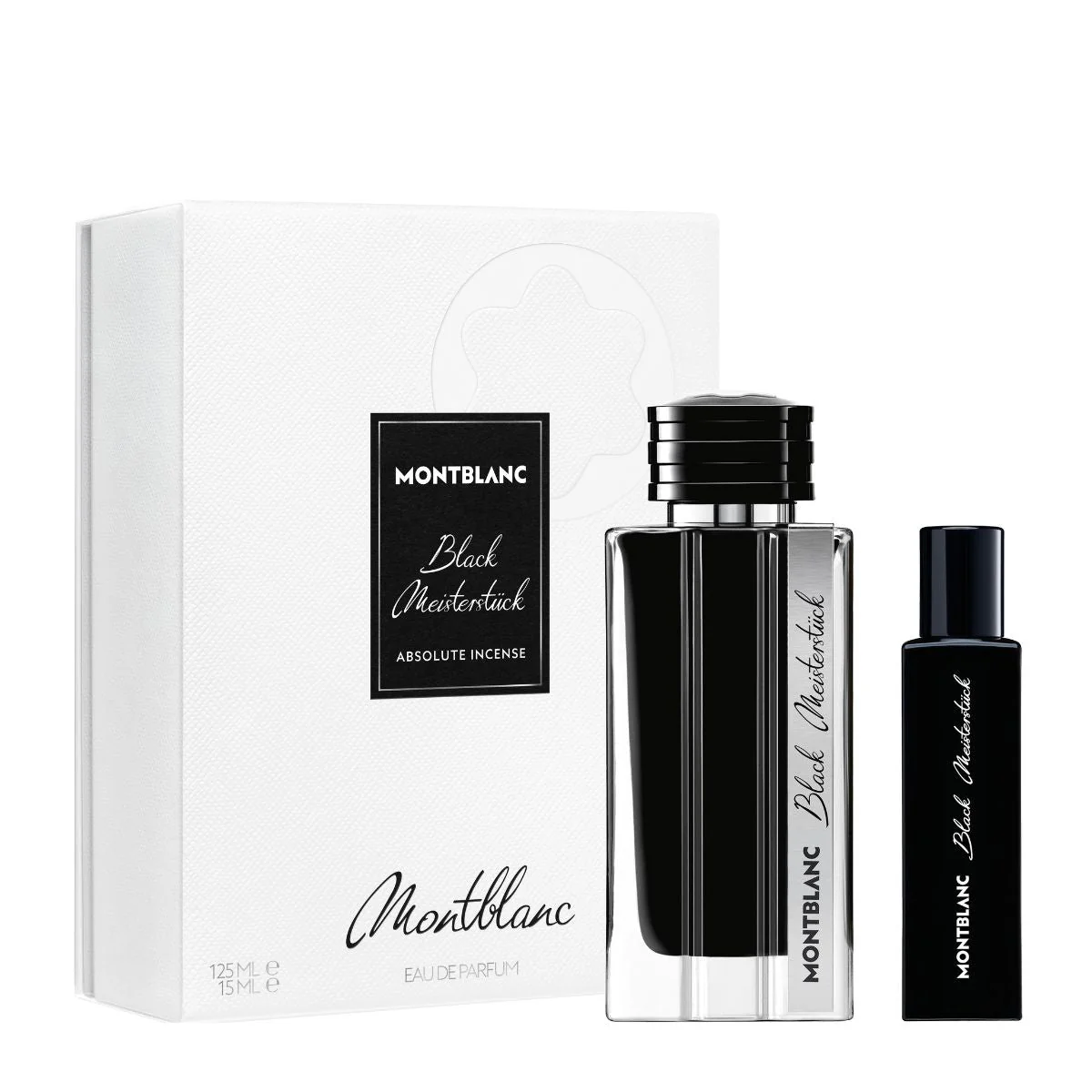 Mont Blanc Black Meisterstück EDP Gift Set Absolute Incense (125 ml + 15 ml)